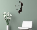 Audrey Hepburn  Silhouette Modern Wall Art Sticker